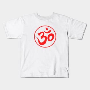 Sacred Spiritual Awakening Om Symbol Kids T-Shirt